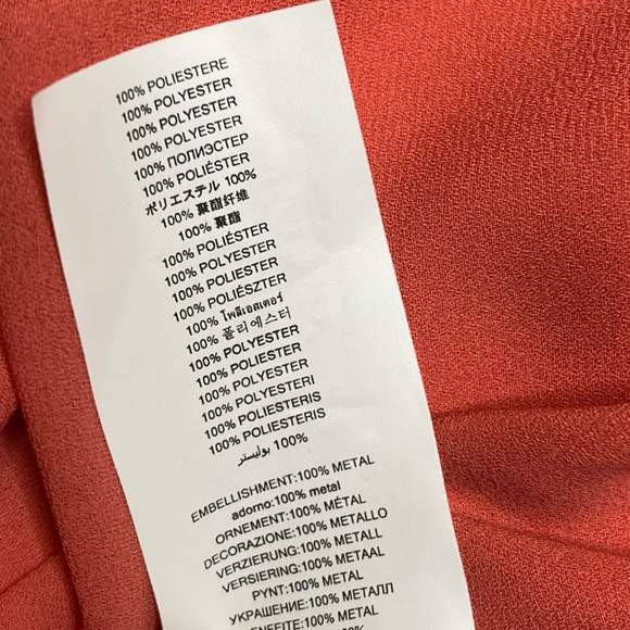 Michael Kors Coral Sleeveless with Wide Ruffle Studs/Rivets - Picture 5 of 9